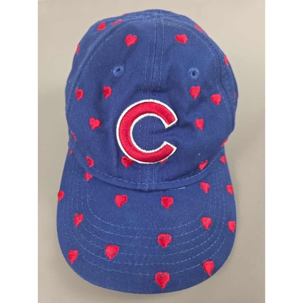 Chicago CUBS Toddler New Era 9Twenty‎ Baseball Cap Hat Embroidered Hearts